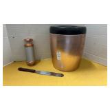Vintage West Bend Flour Bin/Cookie Press/ Knife