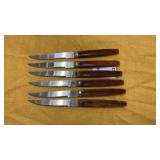 Vintage Steak Knives w Bakelite Handles