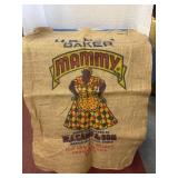 Vintage Mammy Brand burlap potato sack