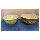 Vintage Pyrex Spring Blossom Bowls