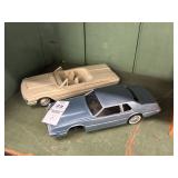 Vintage die cast car models