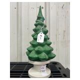 Vintage Ceramic Tree on porcelain pedestal 14 in