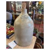 Vintage 3 gallon H.H Ricker & Co. stoneware jug