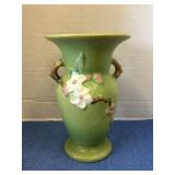 Vintage Roseville Pottery green apple blossom