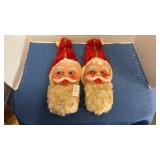 1950s rubber-face Santa Claus zippered pajama