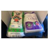 2 bags poly batting/blanket cover
