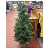 40in faux lighted Christmas tree