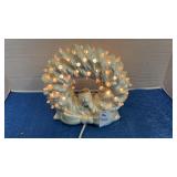Vintage iridescent Lit Christmas Decor