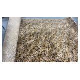 Leopard Print Area Carpet 8 x 11 ft