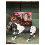 2 barbie horses - 1 is Honey Skippers horse