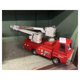 Vintage Buddy L snorkel firetruck toy