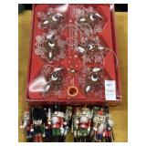 Rudolph singing string lights and nutcracker