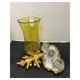 Vintage Glass Door Knobs/Vase/Dish