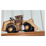 Hand-Crafted Wooden Tractor