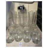 Vintage Etched Glassware
