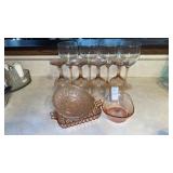 Pink Depression Glassware