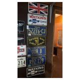 Lot of Vintage License Plates