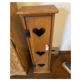 Wooden storage Cabinet with hinged  door 34ï¿½ï¿½