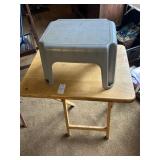 Snack Tray & Step Stool