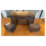 Decor trunk boxes (3)