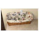 Longaberger Basket with Liner