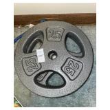 2- 35 LB Barbell Weight Plates