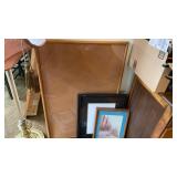 Assorted sized picture frames