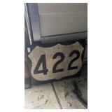 Route 422 Road Sign