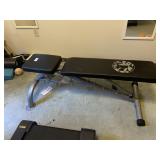 adjustable Daytona fitness weight bench.