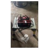 Battery Charger and Shop Stool