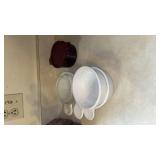 3 Corningware Bowls & dish