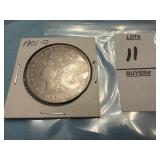 1901 - O U.S. Morgan Silver Dollar