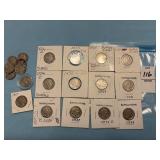 Twenty United States Buffalo Nickels