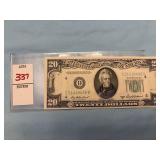 1950-B twenty-dollar Federal Reserve Note from
