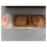 1935-A $1 Hawaii Overprint Emergency Silver