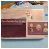 1990 United States Mint Proof Set. Certificate of