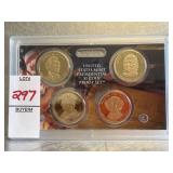 US mint presidential one dollar coin proof set