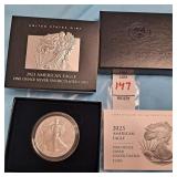 Walking Liberty 2023, certificate of authenticity