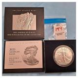 Walking Liberty 2023, certificate of authenticity