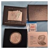Walking Liberty 2023, certificate of authenticity