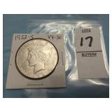 1922 - S Peace Silver Dollar