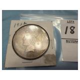 1922 Peace Silver Dollar