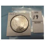 1923 - S Peace Silver Dollar