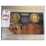 US mint presidential one dollar coin proof set