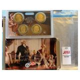 2007 US presidential one dollar coin proof set