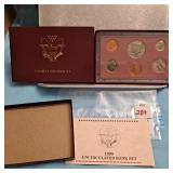 1990-D UNCIRCULATED BANK SET with Box