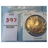 1941 Walking Liberty Half Dollar