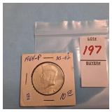 1964 P silver Kennedy half dollar