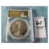 2001 Buffalo Silver Dollar proof