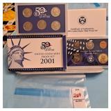 2001 United States  Mint Proof Set